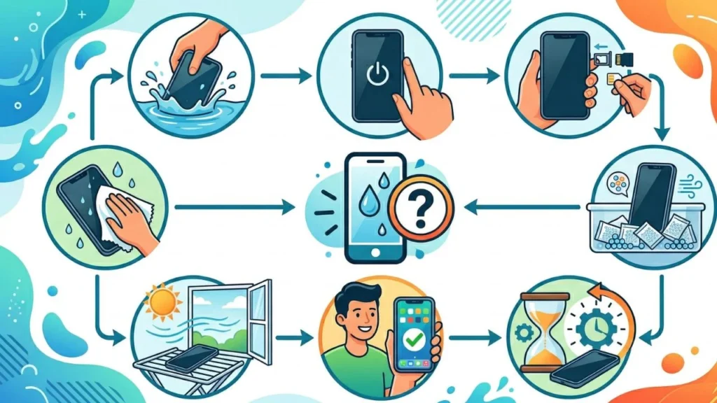 dealing with wet devices